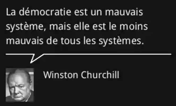C’est la démocratie qui a gagné